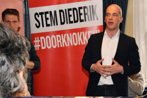 Diederik Samsom op 6 november in Enschede